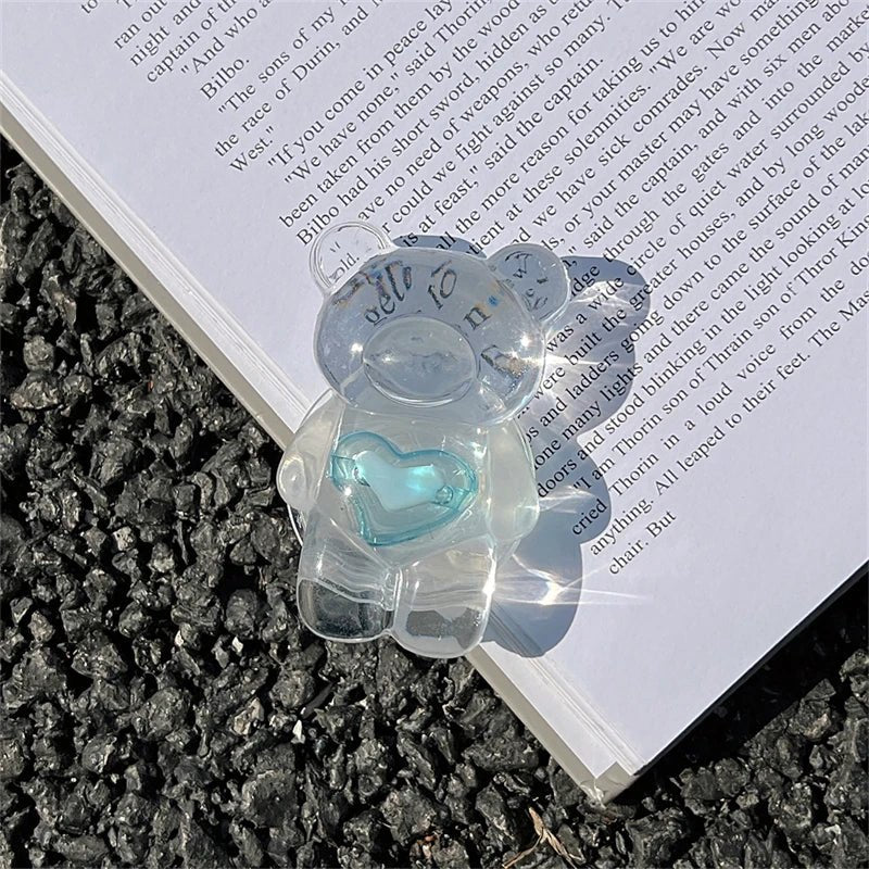 Kawaii Love Heart Bear Phone Griptok - KAWAII LULU