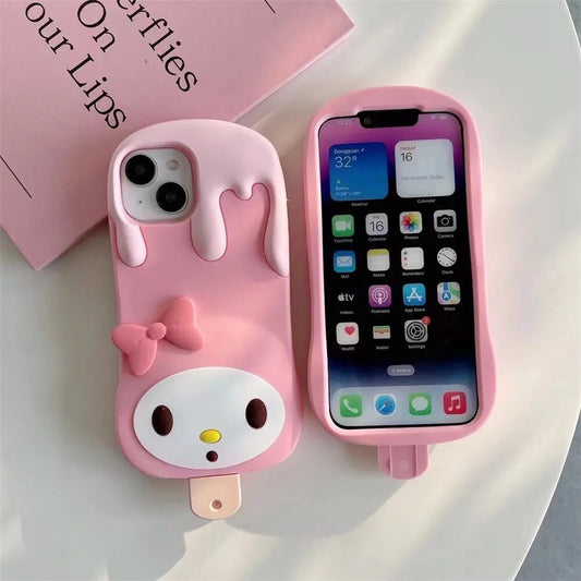Kawaii My Melody Melting Ice Cream iPhone Case - KAWAII LULU