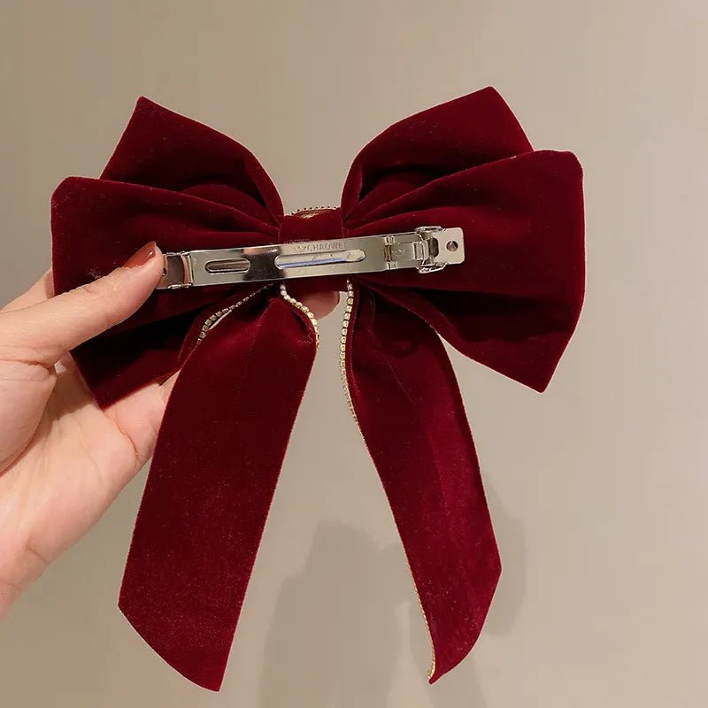 Kawaii Pearl Bowknot Hair Clip - KAWAII LULU