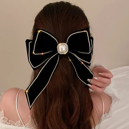 Kawaii Pearl Bowknot Hair Clip - KAWAII LULU