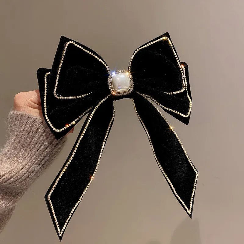 Kawaii Pearl Bowknot Hair Clip - KAWAII LULU