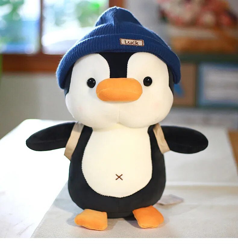 Kawaii Penguin Plush with Beanie - KAWAII LULU