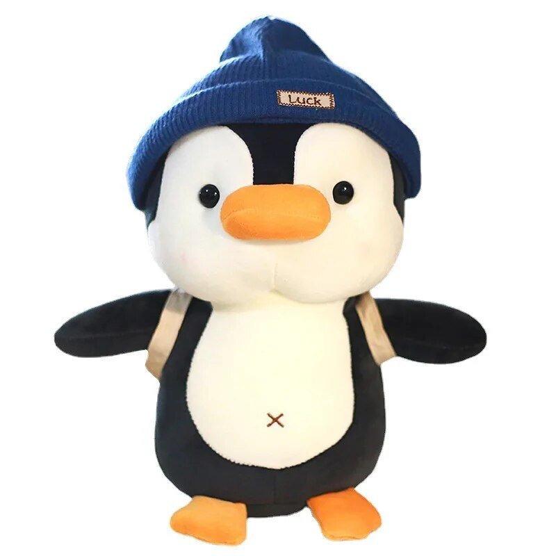 Kawaii Penguin Plush with Beanie - KAWAII LULU
