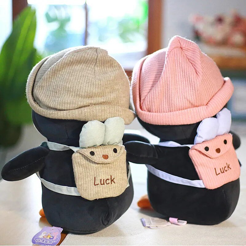 Kawaii Penguin Plush with Beanie - KAWAII LULU