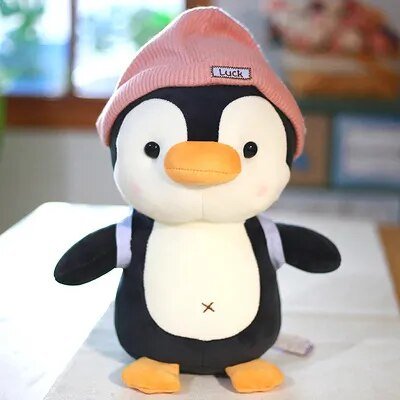 Kawaii Penguin Plush with Beanie - KAWAII LULU