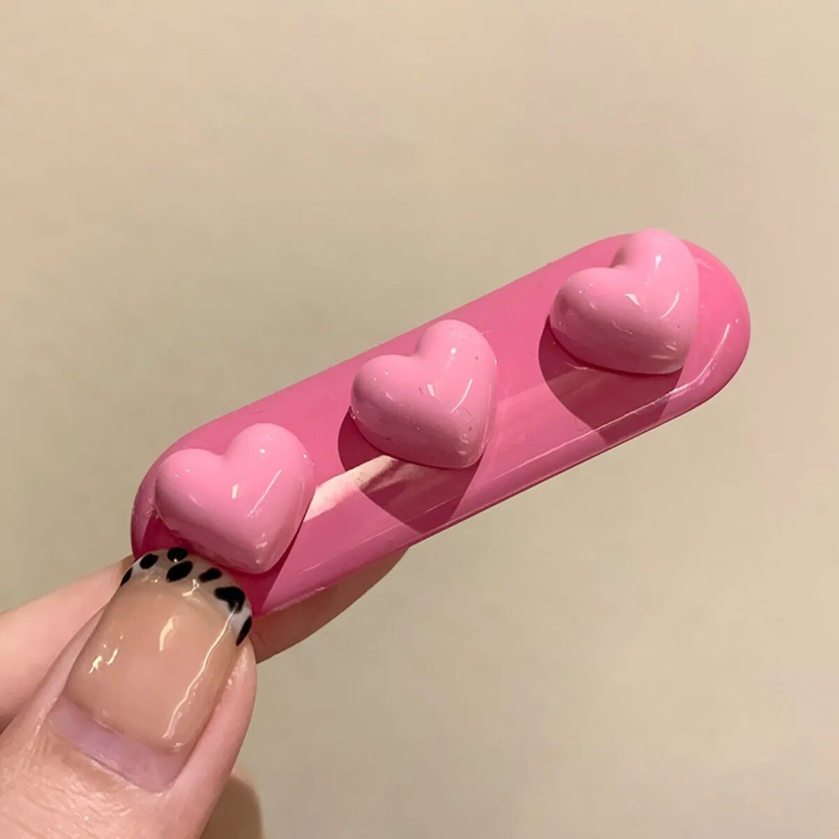 Kawaii Pink Love Heart Hair Clips - KAWAII LULU