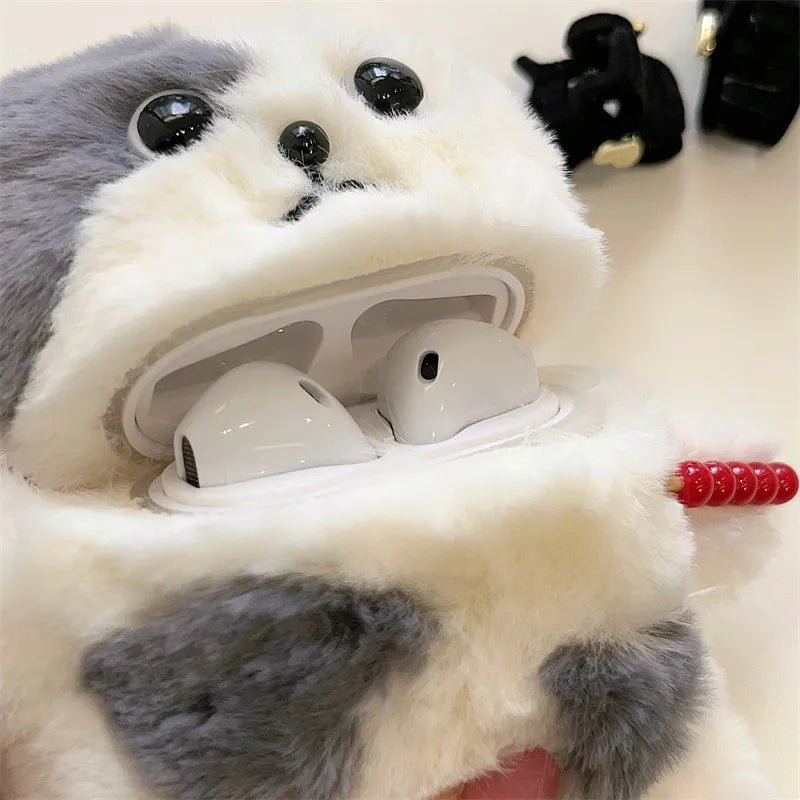 Kawaii Plush Cat AirPods Case - KAWAII LULU