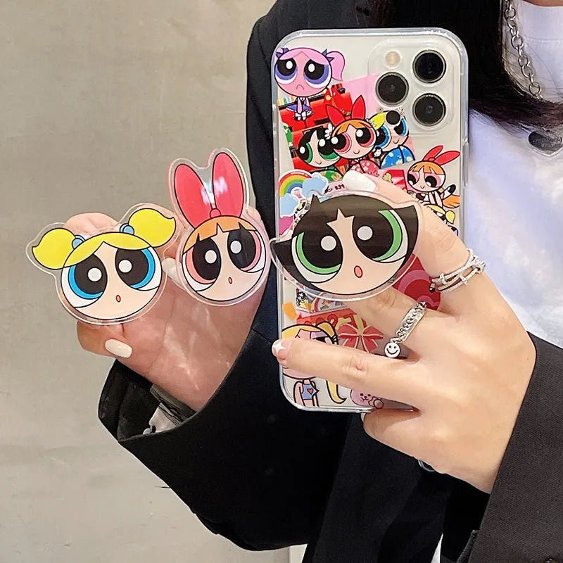 Kawaii Powerpuff Girls Mobile Phone Griptok - KAWAII LULU