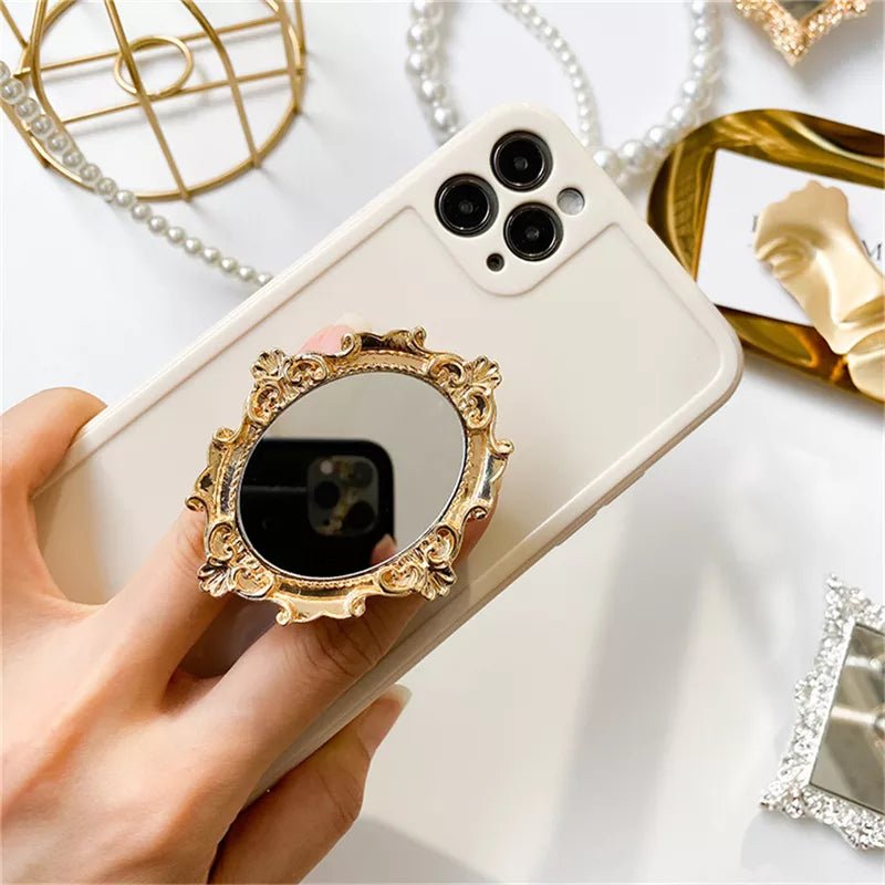 Kawaii Retro Makeup Mirror Phone Griptok - KAWAII LULU