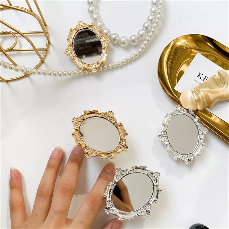 Kawaii Retro Makeup Mirror Phone Griptok - KAWAII LULU
