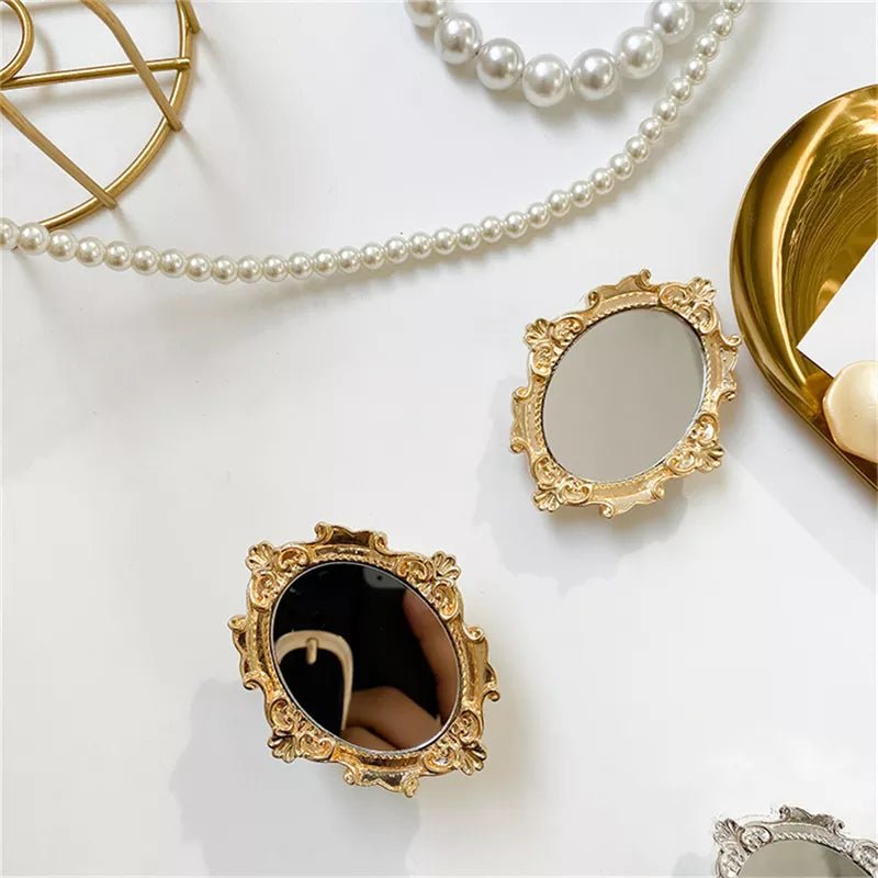 Kawaii Retro Makeup Mirror Phone Griptok - KAWAII LULU