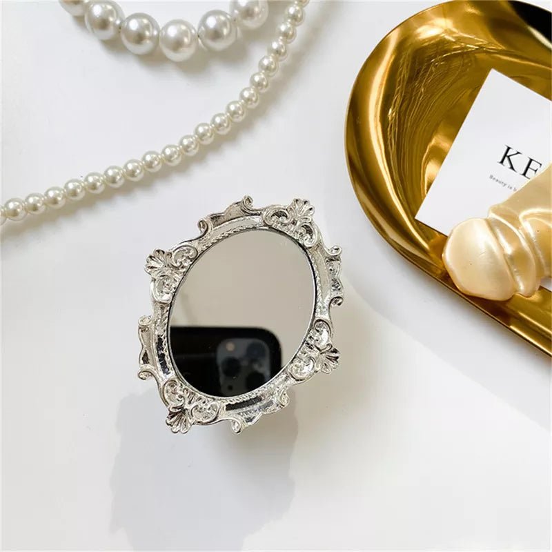 Kawaii Retro Makeup Mirror Phone Griptok - KAWAII LULU