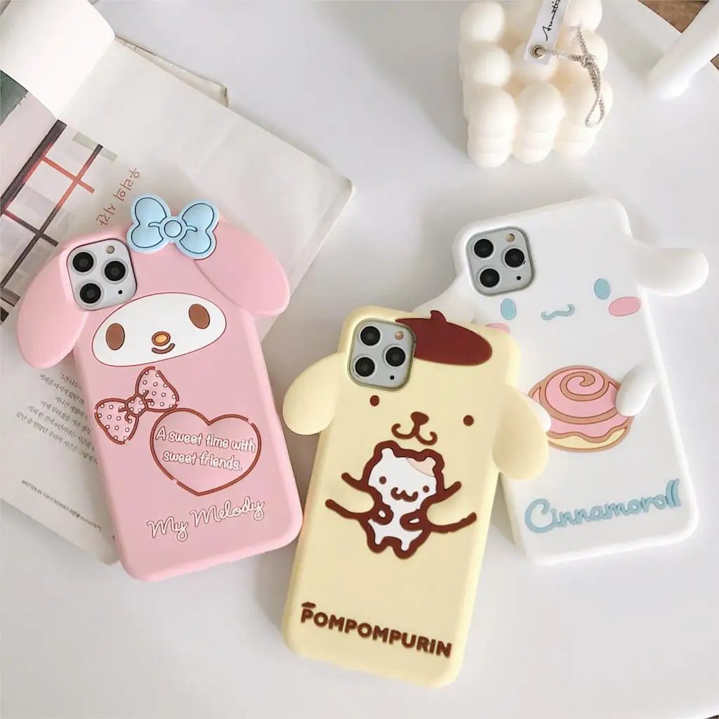Kawaii Sanrio Characters Silicone iPhone Case - KAWAII LULU