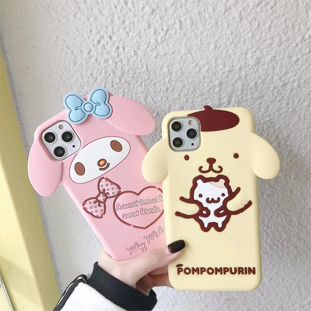 Kawaii Sanrio Characters Silicone iPhone Case - KAWAII LULU