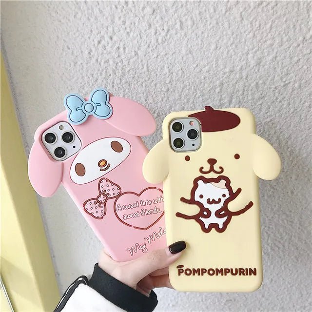 Kawaii Sanrio Characters Silicone iPhone Case - KAWAII LULU