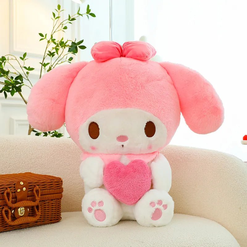 Kawaii Sanrio Plush Doll with Love Heart - KAWAII LULU