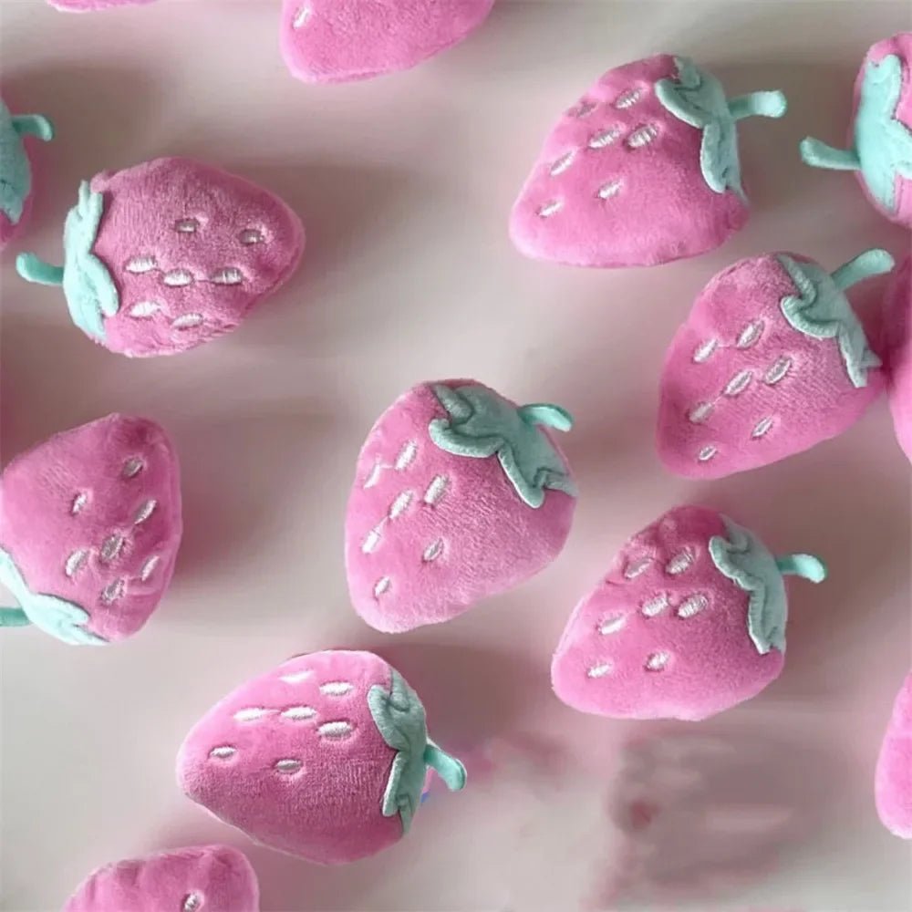 Kawaii Strawberry Mobile Phone Griptok - KAWAII LULU