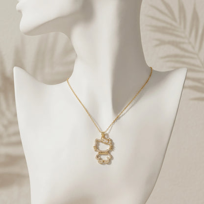 Kawaii Hello Kitty Bling Bling Necklace