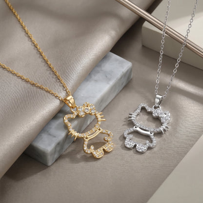 Kawaii Hello Kitty Bling Bling Necklace