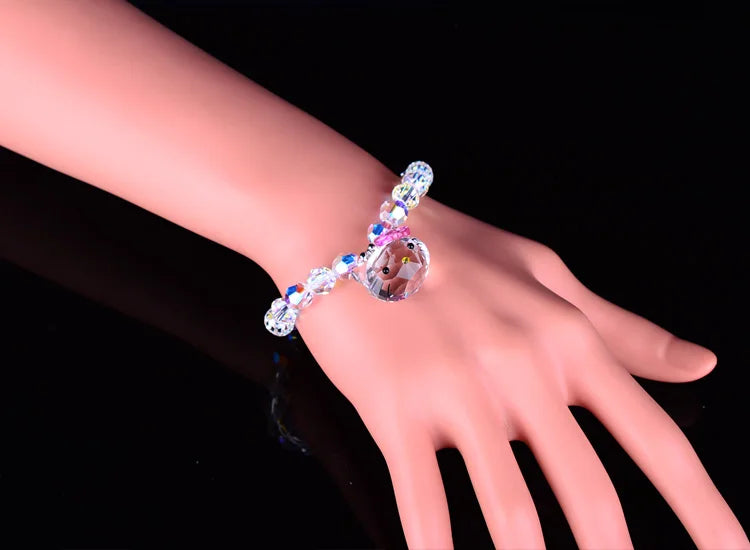 Kawaii Hello Kitty Crystal Bracelet