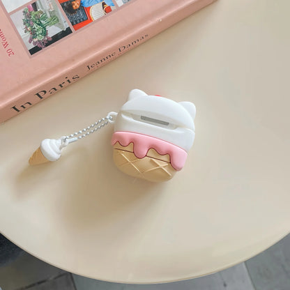 Kawaii Hello Kitty Ice Cream AirPods Case