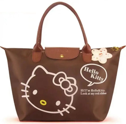Kawaii Hello Kitty Waterproof Travel Handbag - KAWAII LULU