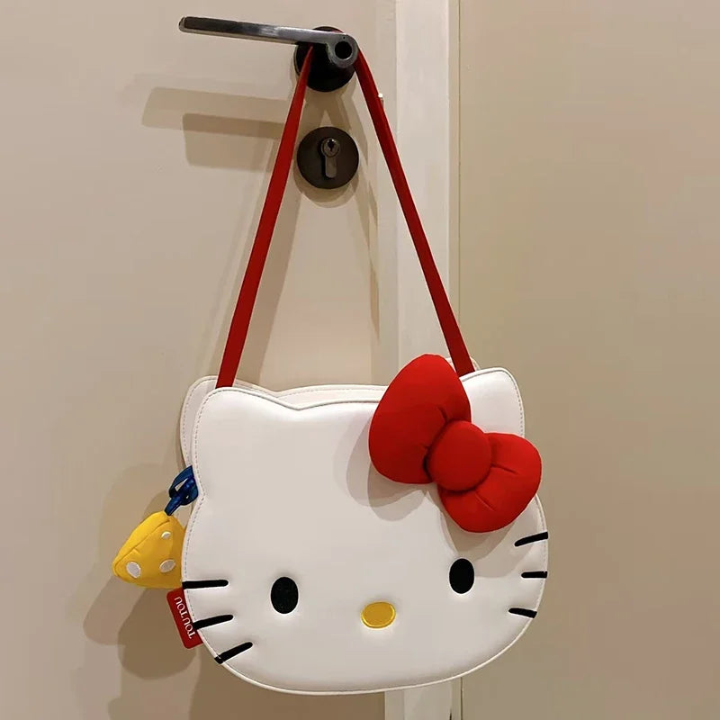 Kawaii Hello Kitty Face Shoulder Bag
