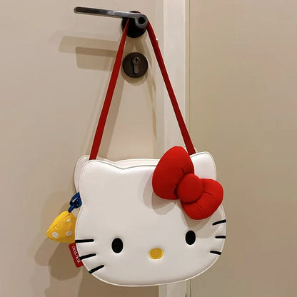 Kawaii Hello Kitty Face Shoulder Bag