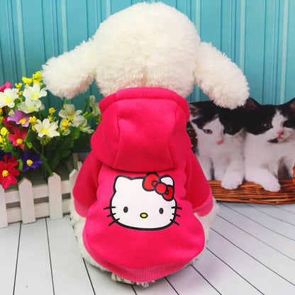 Kawaii Kitty Pet Hoodie in Pink