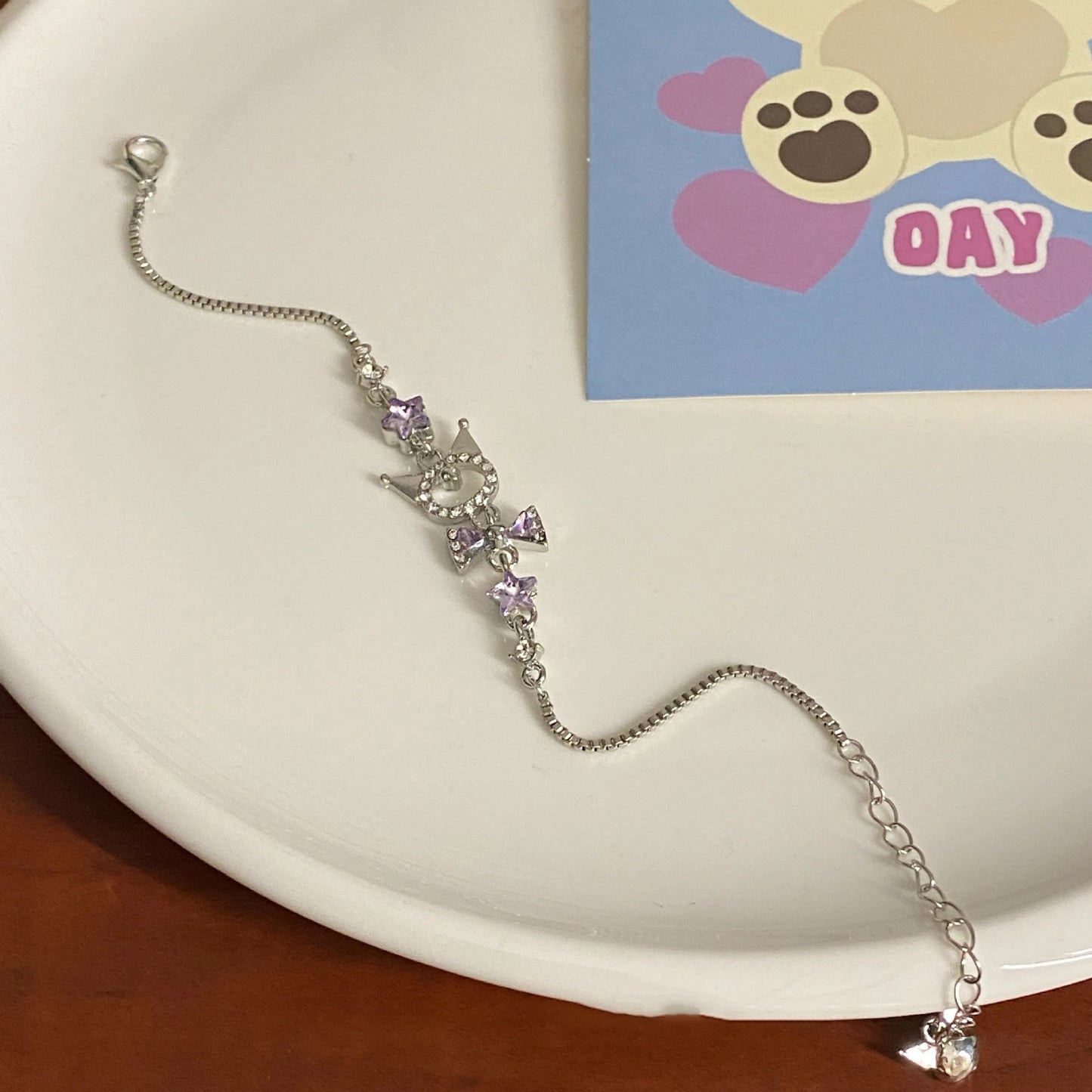 Kawaii Kuromi Charm Bracelet