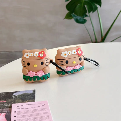 Kawaii Hawaiian Hello Kitty AirPods Case