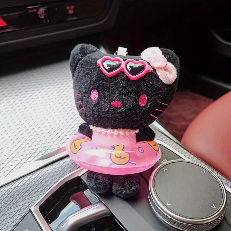 Kawaii Hello Kitty Doll Keychain with Swim Ring