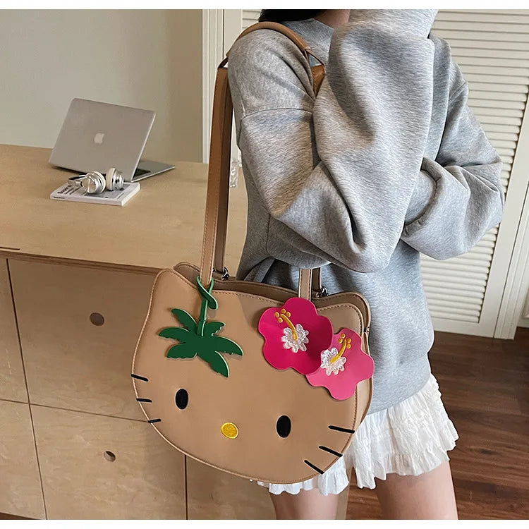 Kawaii Tanned Hello Kitty Backpack