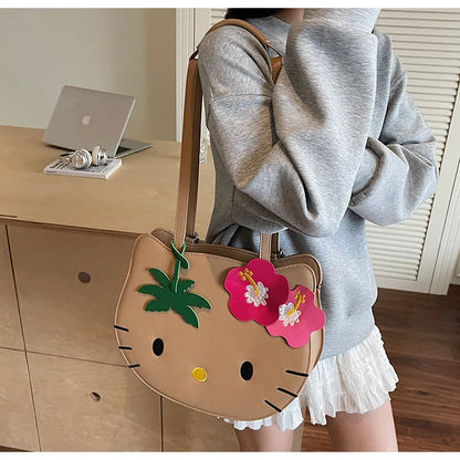 Kawaii Tanned Hello Kitty Backpack