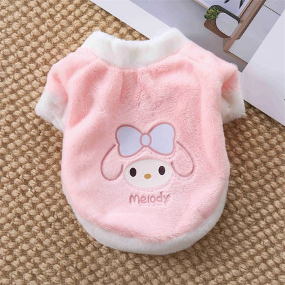 Kawaii Sanrio Pet Fleece Hoodie