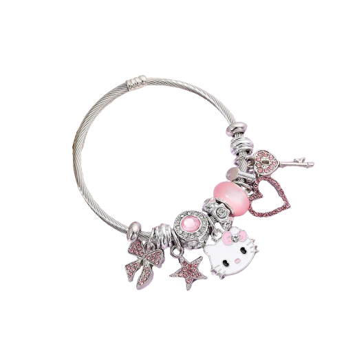 Kawaii Hello Kitty Bangle Bracelet - KAWAII LULU