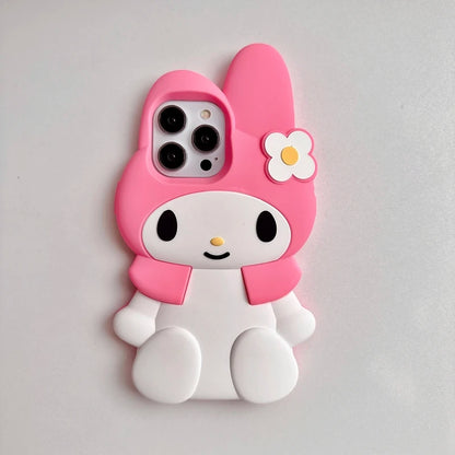 Kawaii My Melody Soft Silicone iPhone Case