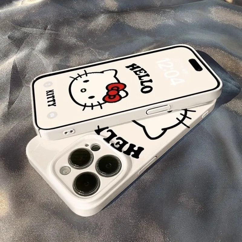 Kawaii Hello Kitty Hard Cover iPhone Case