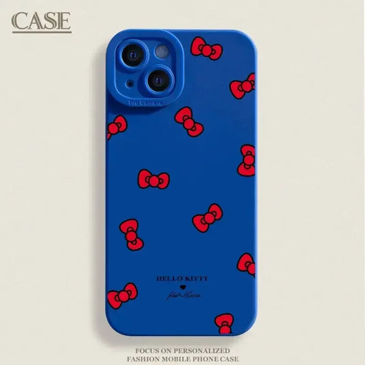 Kawaii Kitty Bow iPhone Case