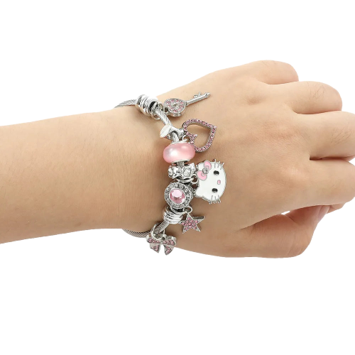 Kawaii Hello Kitty Bangle Bracelet - KAWAII LULU