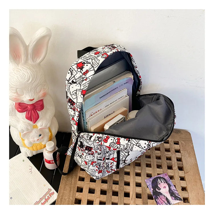 Kawaii Hello Kitty Street Backpack