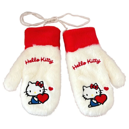 Kawaii Hello Kitty Mittens