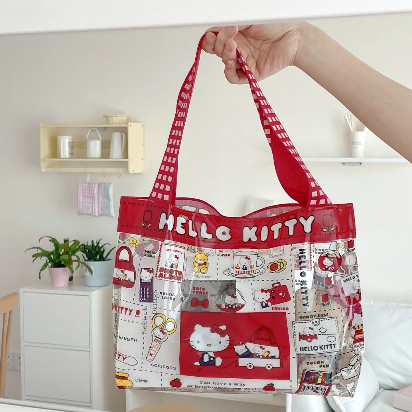 Kawaii Hello Kitty Storage Bag