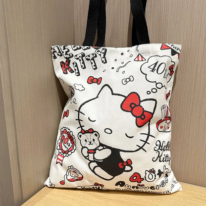 Kawaii Hello Kitty Canvas Bag