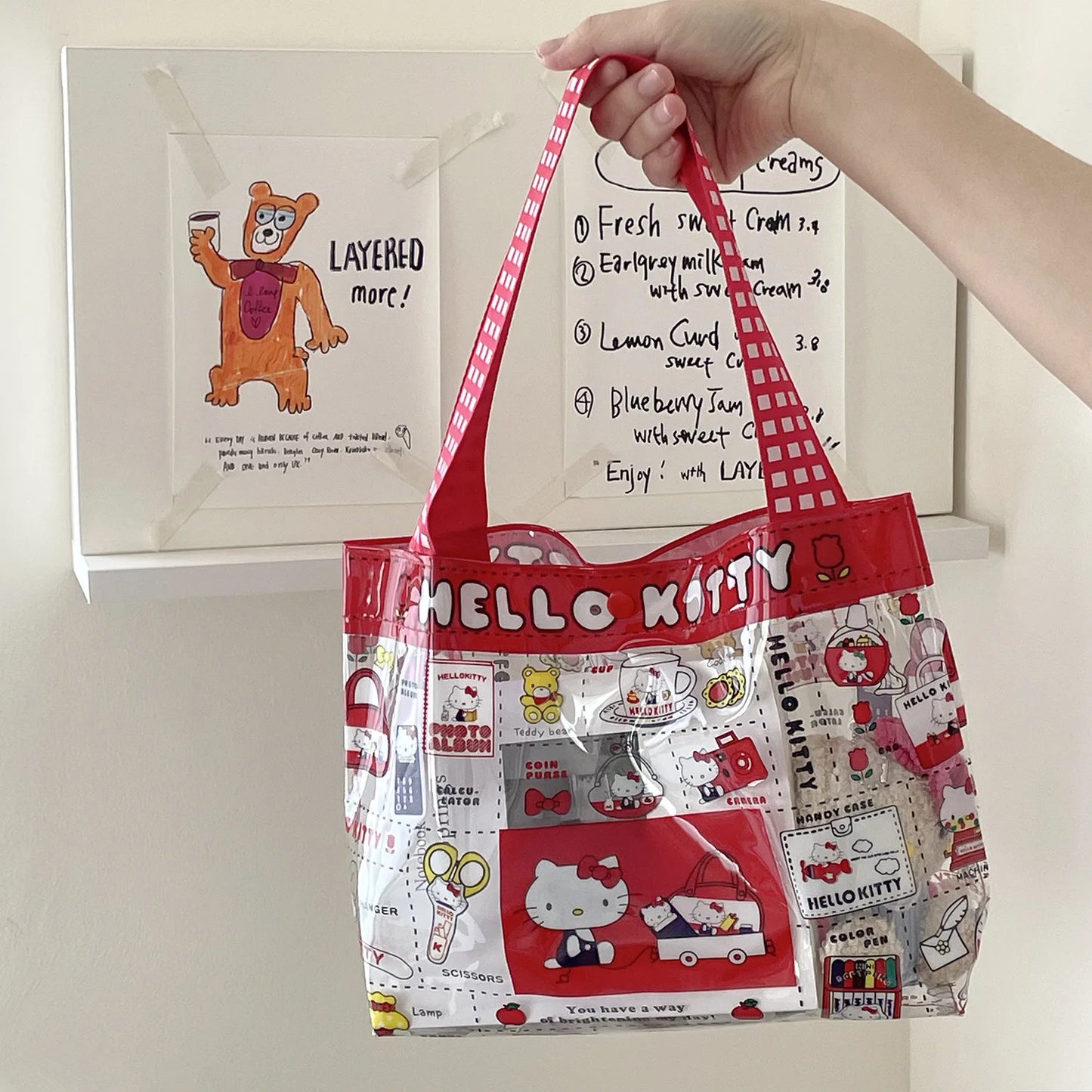 Kawaii Hello Kitty Storage Bag