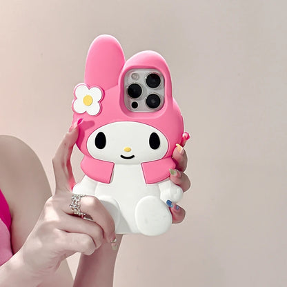 Kawaii My Melody Soft Silicone iPhone Case