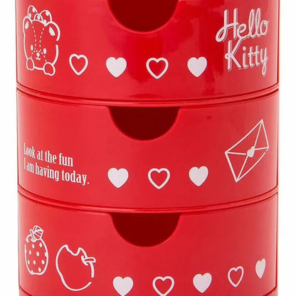 Kawaii Three-layer Jewelry Box (Hello Kitty & Pompompurin)