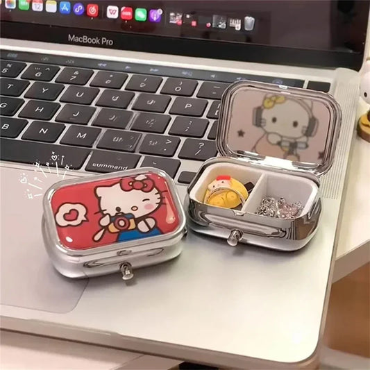 Kawaii Hello Kitty Portable Jewelry Box