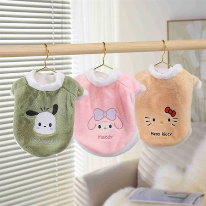 Kawaii Sanrio Pet Fleece Hoodie