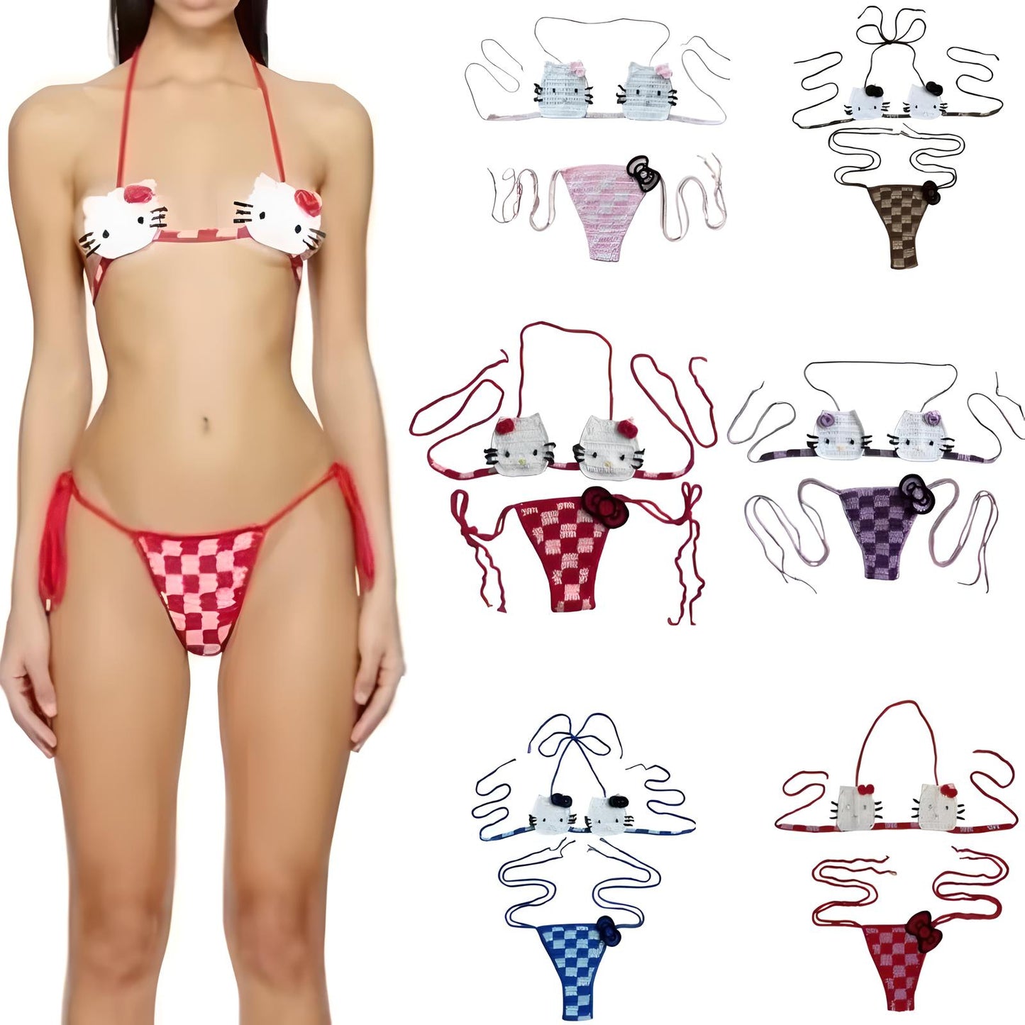 Kawaii Hello Kitty Sexy Bikini